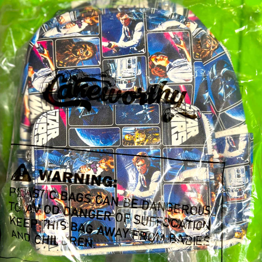 NEW with tags. Star Wars Cakeworthy backpack